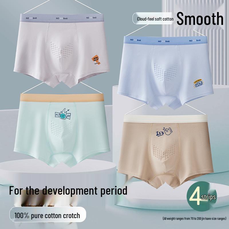 Boys' Pure Cotton Boxer Briefs  - Year of the Rat