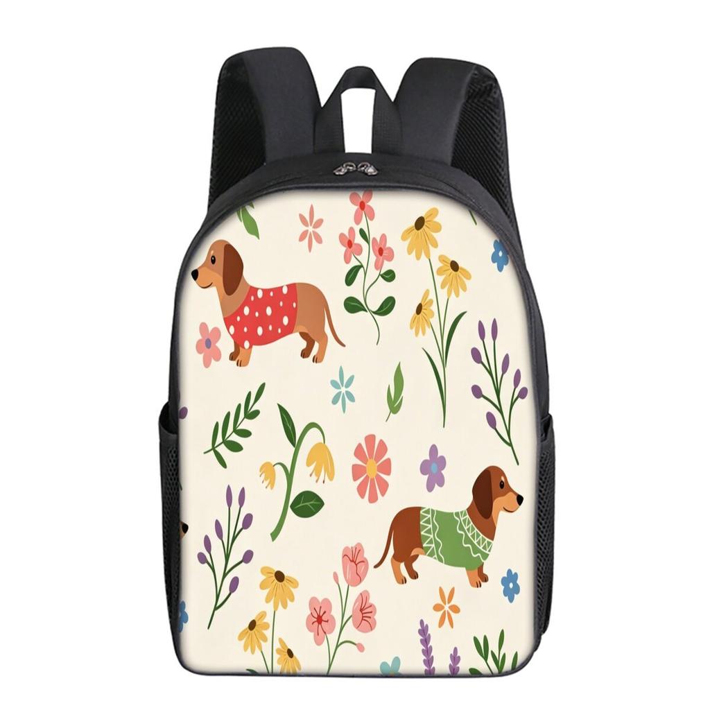 Volcano Dinosaur Print Single Layer Everyday Backpack Plain Style for Boys/Girls Youth Best Gifts 2D Flat Comic Learner Bags