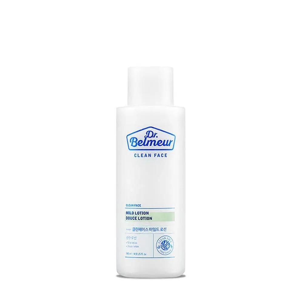 The Face Shop DR.BELMEUR Clean Face Mild Lotion 145ml, Soothing Lotion, Sensitive Skin Soothing Care