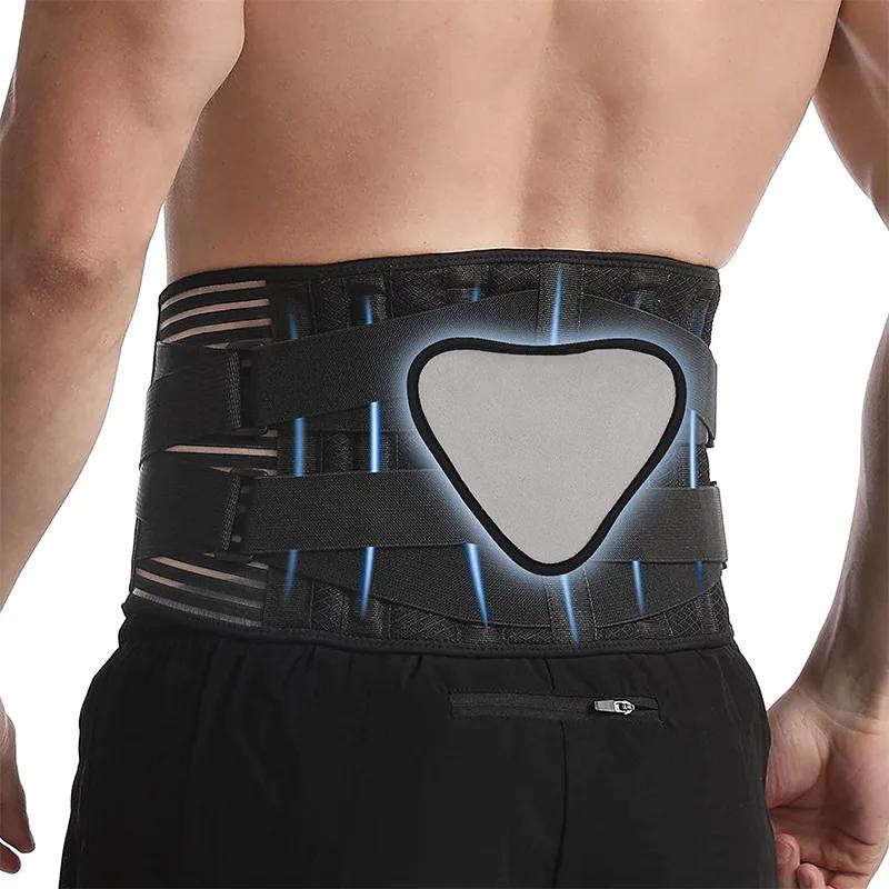 Yanbiguo Lumbar Support Beltback Braces Suitable For Lower Pain Reliefanti-Skid Breathable For Men/Women Suitable For Worksportweightlifting M чёрный