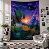 Wall TapestryAdventure Time Cartoon Art Hanging Cloth Decorative Background Cover for Room Decoration