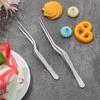 Kitchen Tongs Kitchen Utensils BBQ Tweezer Food Clip Kitchen Chief Tongs Stainless Steel Portable for Picnic Barbecue Cooking