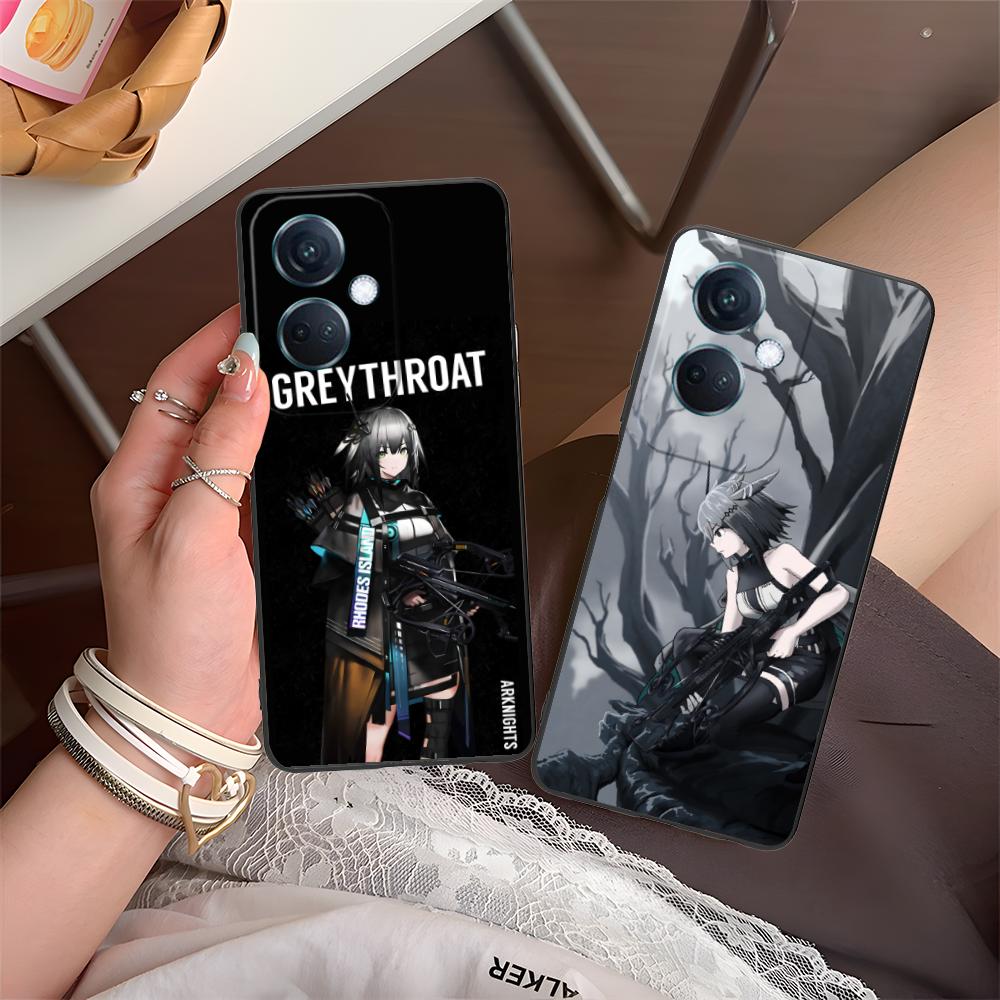 Arknights Greythroat Matte Mobile Phone Case for OPPO Find X9 X8 X7 X6 X5 X3 X2 Plus S Pro Ultra Lite Colorful Printing Cover