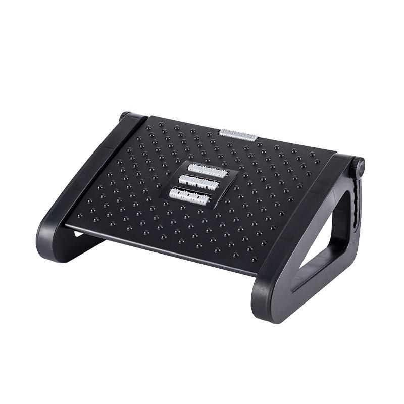New Office Footstool with Adjustable Triangular Anti Warping Foot Pedal, Foot Pad, Home Foot Stool with Massage Roller