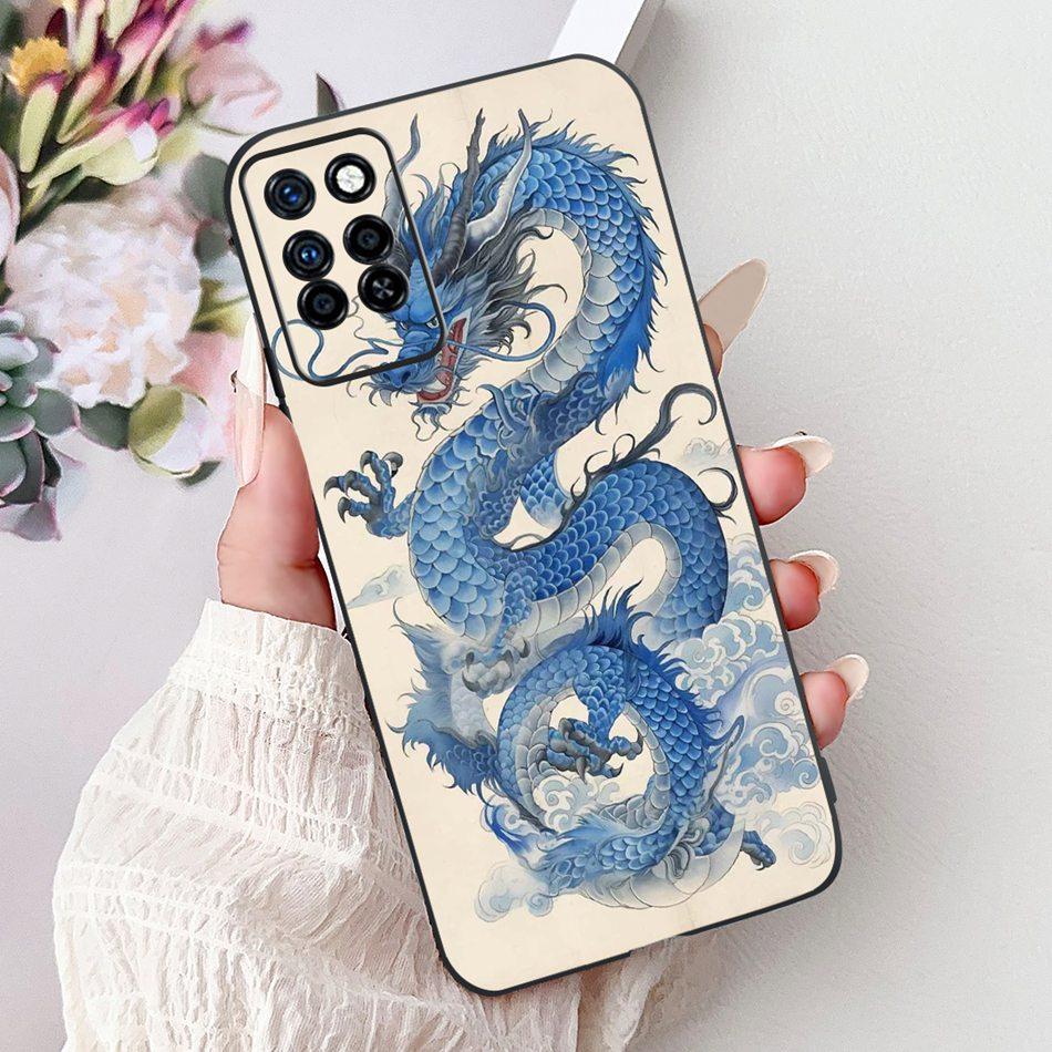 For Infinix Note 10 Pro Note10 Elegant Butterfly Cat Printed Phone Case For Infinix Note 10 10Pro NFC Black Silicone Soft Cases