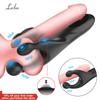 Penis Delay Trainer Exerciser Glans Stimulator Massasjer Herre Vibrator Mannlig Masturbator Utstyr Sexleketøy Voksenvarer For Menn