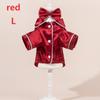 Satin Dog Pajama Set Cute Pet Sleepwear with Matching Bow Headband Soft Outfit for Tiny Puppy Kitten Indoor Wear