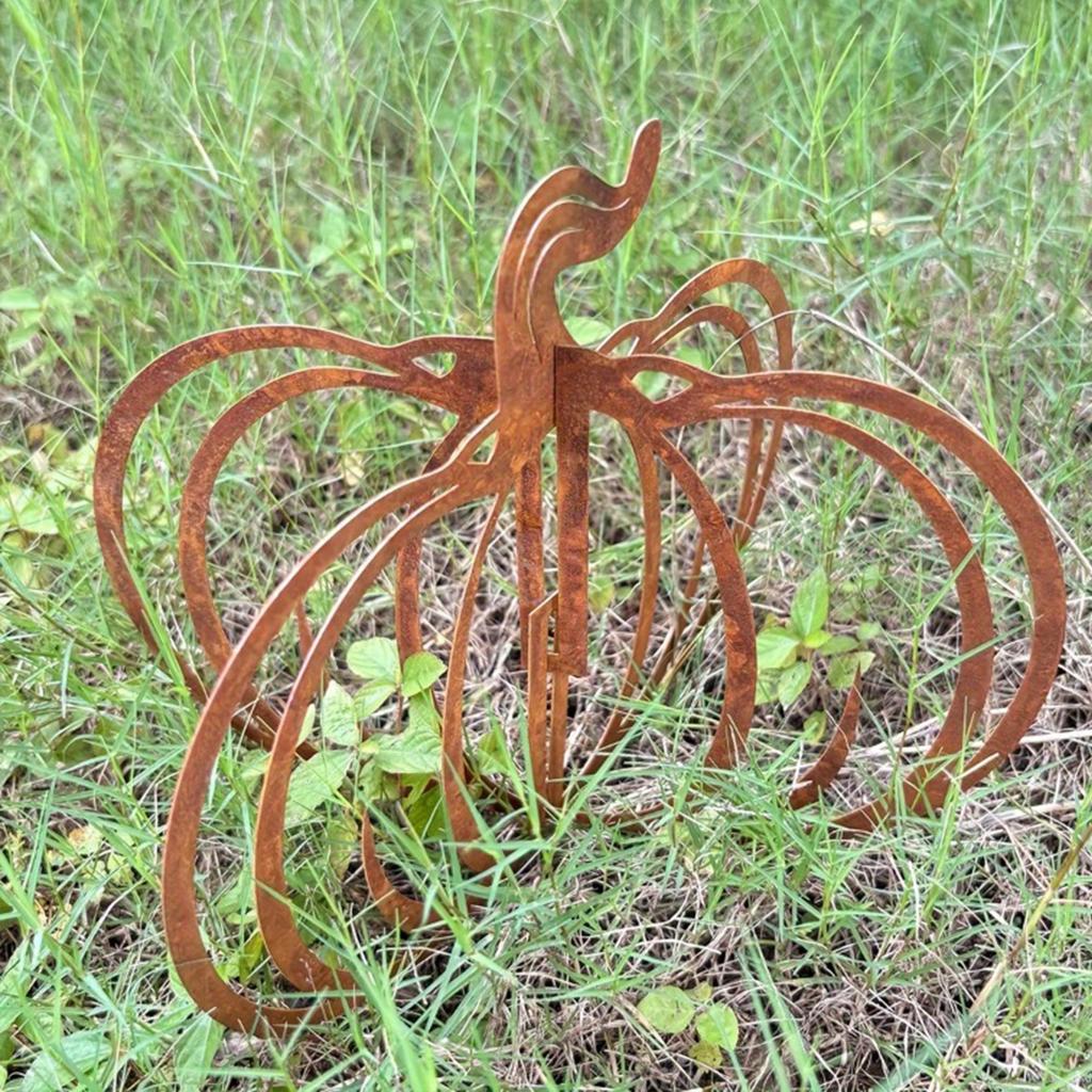 Happy And Mysterious Pumpkin Garden Decoration, Halloween Outdoor Decoration