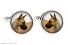 Great Dane I - cufflinks and tie with your photo, a suit decoration, men's jewelry from the Art-Dog brand.