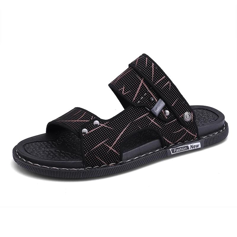 

2024 Классические мужские сандалии Летние сандалии из натуральной кожи Мужские повседневные легкие сандалии Модные мужские сандалии 38 коричневый