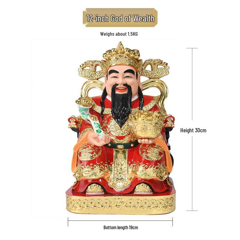 Fan Li God of Wealth Figurine – New Year Office & Home Decor