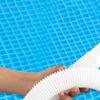 White Vinyl Pool Skimmer Hose Replacement 1x76cm For Intex For Surface 11111 19181 Swimming Pool Cleaning Filter Tube Accessory