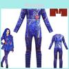 Costum Cosplay Evie pentru Copii din Descendants 3, cu Salopetă Elegantă cu Mâneci Lungi și Potrivire Confortabilă