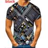 Funny CPU Processor Circuit Diagram Men's T-shirts Cool Designs 3D Electronic Chip Motherboard Mainboard Printing T-shirt