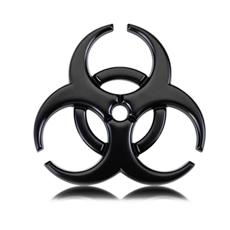 Umbrella Biohazard Logo Car Badge Sticker Side Fender Rear Trunk Emblem Decal for SUV Car  Truck Sports Car Racing Car Motorcycle
