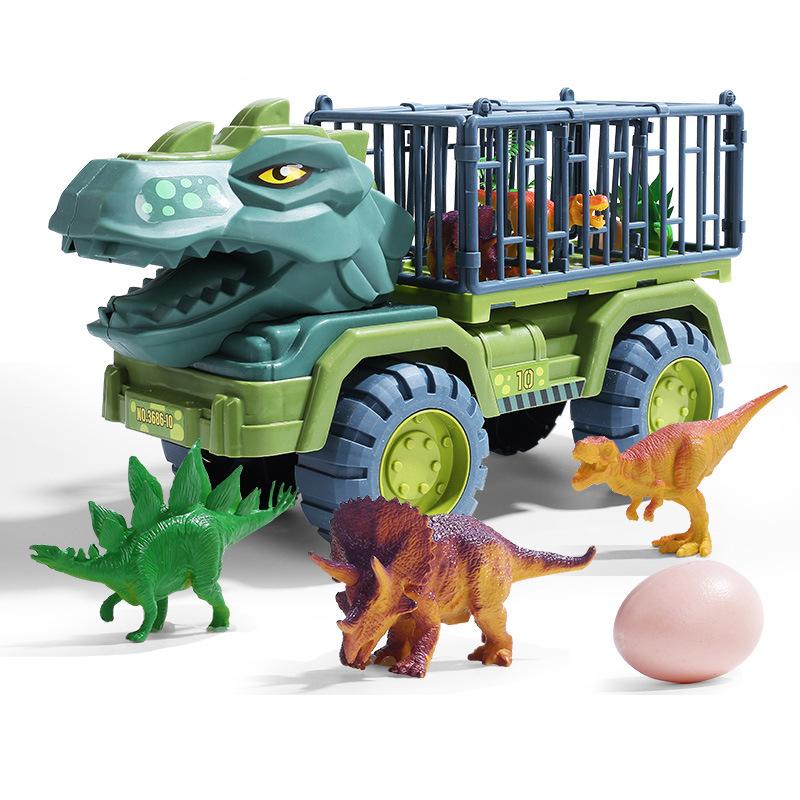 Auto Spielzeug Dinosaurier Transport Träger Fahrzeug Indominus Rex Jurassic World Park Truck Modell Spiel für Kinder Geburtstag Kinder Geschenke
