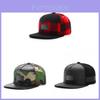 Leather Metal Badge Baseball Cap With Adjustable Fit For Casual Men And Women