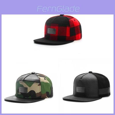 Leather Metal Badge Baseball Cap With Adjustable Fit For Casual Men And Women