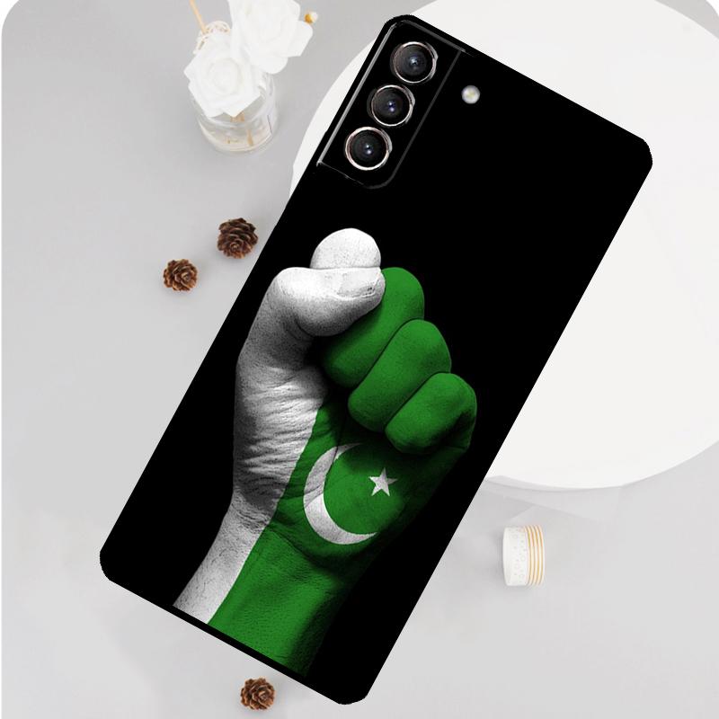 Pakistan Flag Phone Case For Samsung Galaxy S25 S26 Ultra S20 S21 S22 S23 S24 S10 Plus S25 FE Funda Cover