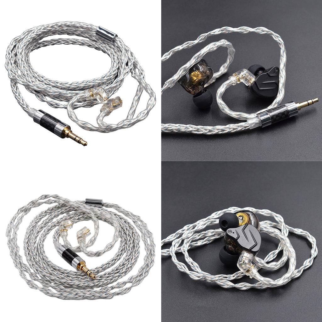 Quality C Pin 0.75mm Earphone Cable for ZS10PRO ZSN EDX ZEXPRO ZAS ZAX ASFAST ASX DQ6 AS12 Headphones Long Lasting Cord