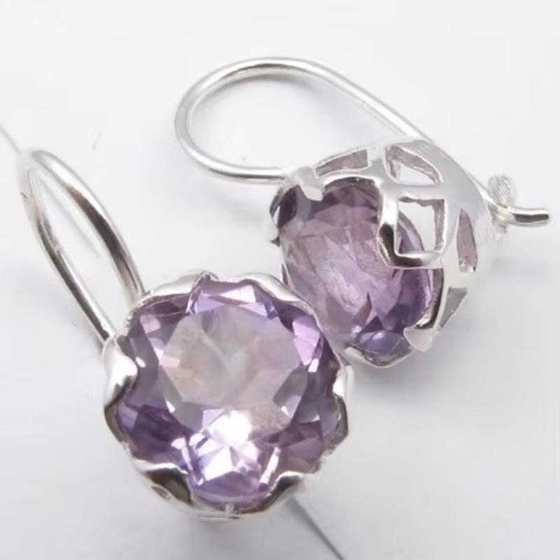 Exquisite Synthetic Zirconia Stud Earrings for Women Elegant Daily Versatile Jewelry Accessories Perfect Festival Gifts