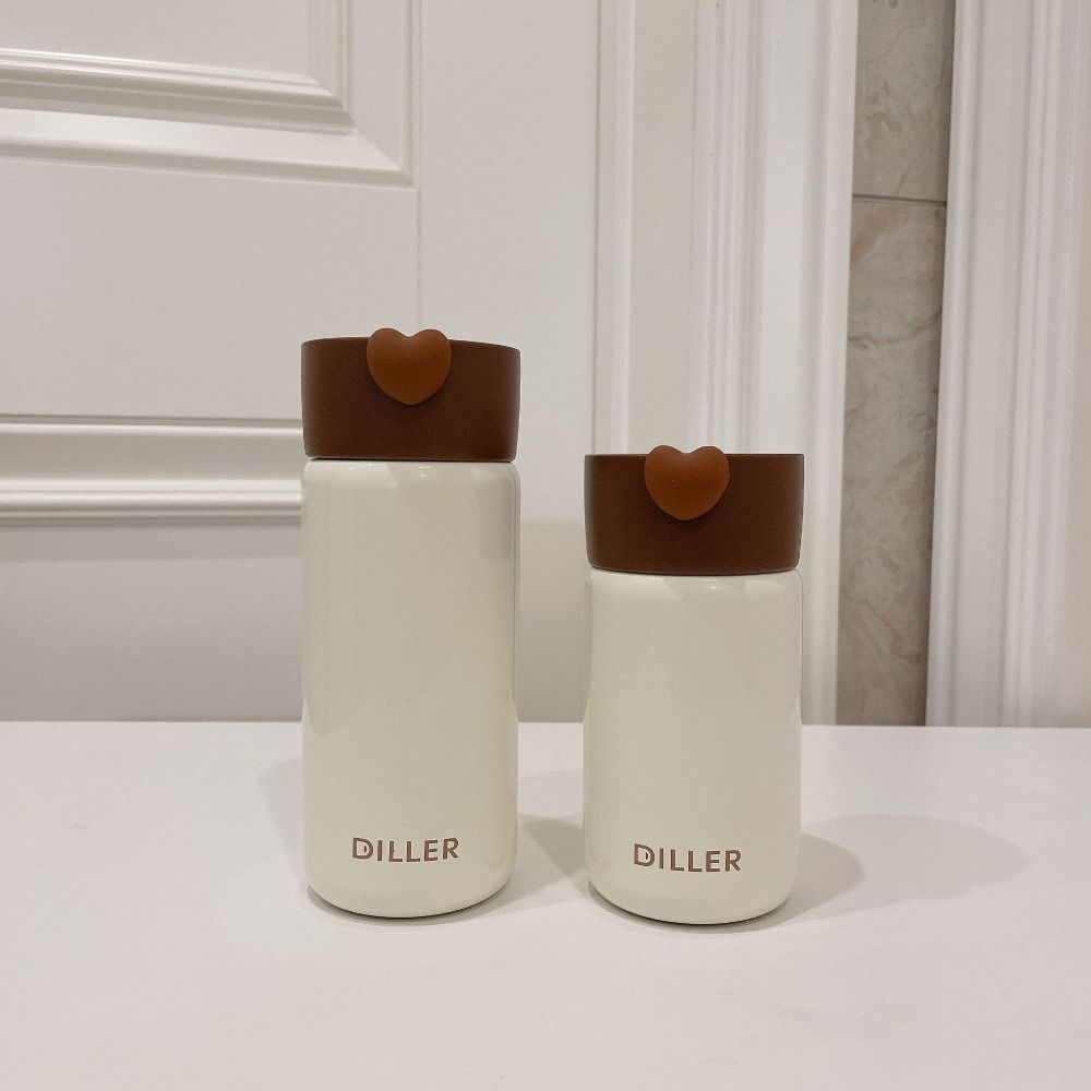 With Handle Mini Thermos Cup Drinking Kettle Thermal Water Bottle  Children Girls Boy