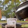 Hervidor KALUGII Trangia con boquilla dedicada (Titanio) Se fija a la tapa para almacenamiento, Goteo de café, Ultraligero, Boquilla de goteo Skitter, Camping