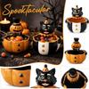 Ciotola per Dolci di Halloween a Forma di Zucca per Conservare Snack per la Festa