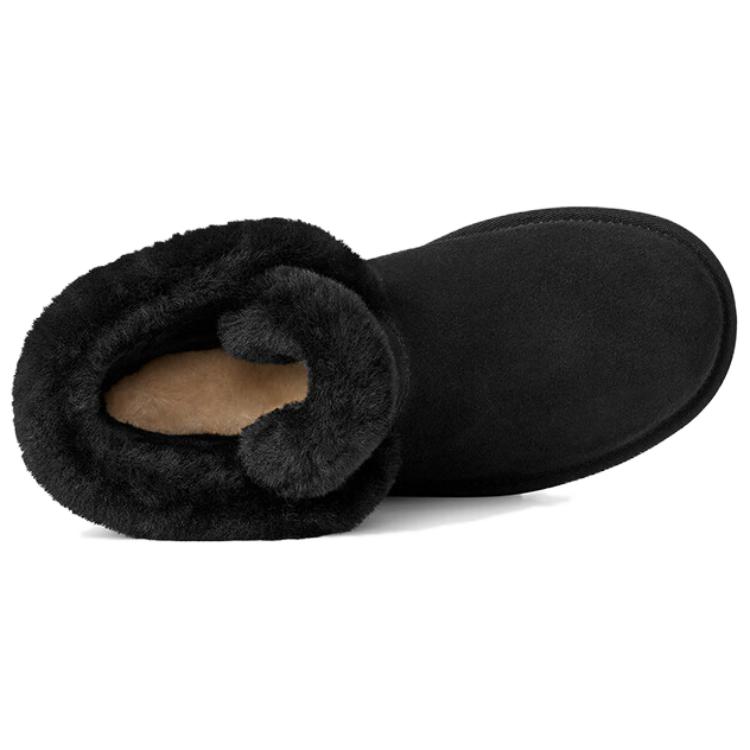 UGG Classic Mini Versatile Fashion Snow Boots Women boots Black 1174576-BLK