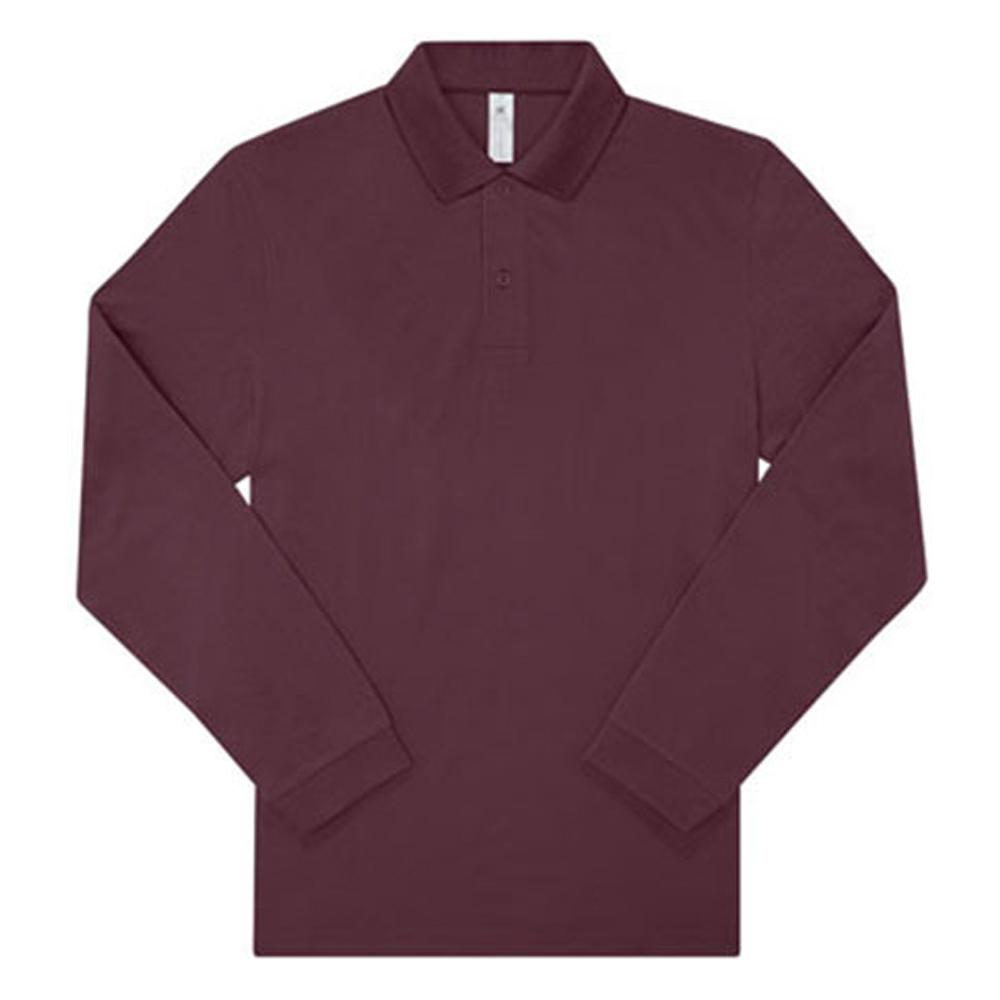 B&C Unisex Adult My Polo 180 Long-Sleeved Polo Shirt