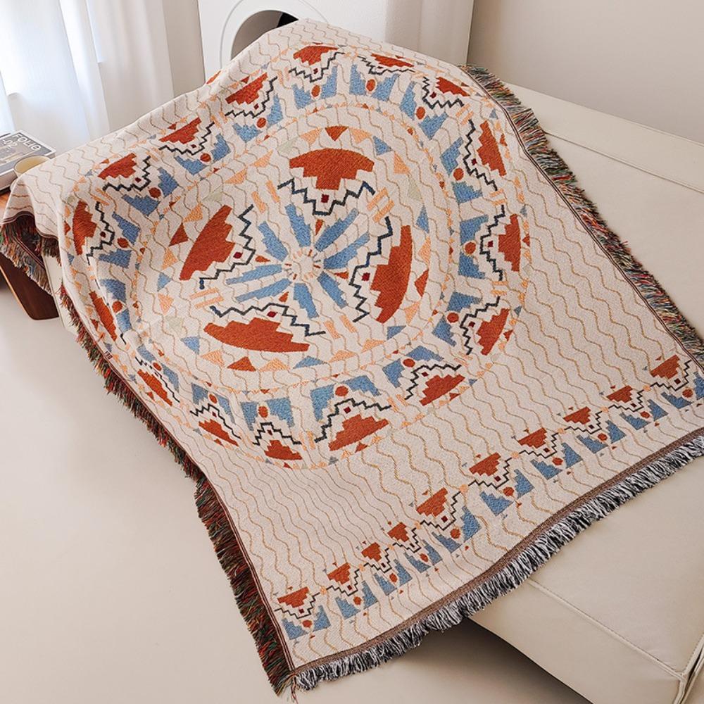 Stylish Graffiti Print Sofa Cover Blanket Artistic Tapestry for Couch Office Home Decor Soft Cozy Throw Cloth