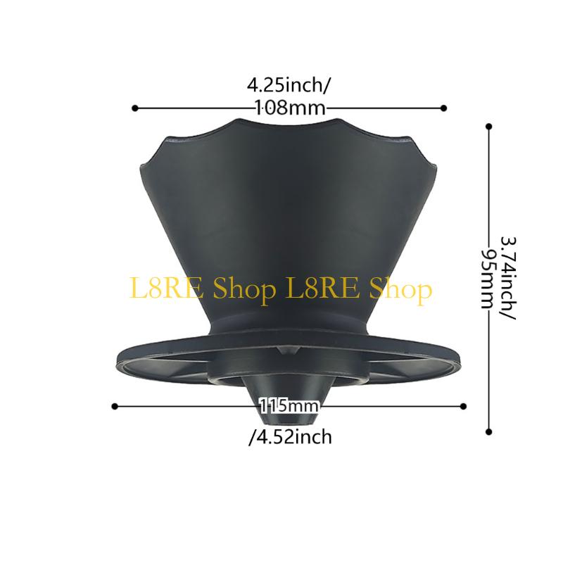 L8RE Convenient Pour Overing Coffee Filter Easy to Use Coffee Dripper Coffee Brewing Tool Hand Drip Filters for Coffee