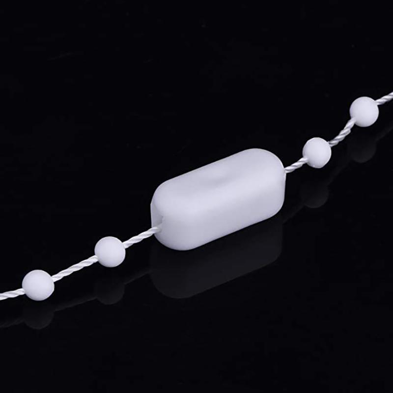 10Pcs/Lot White Roller Blinds Pull Cord Connector Curtain Chain Connector For Vertical Blinds Joiners Spare Tool Replacement