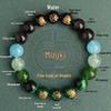 Auspicious Multi-Treasure Crystal Bracelet: Five Paths to Wealth with Wood & Fire Attributes