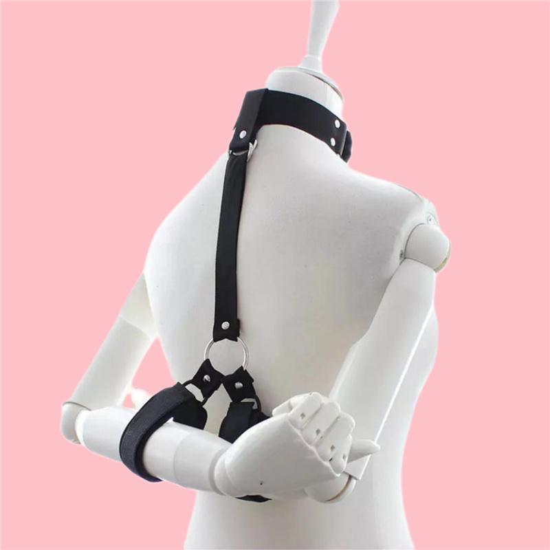 BDSM Bondage Flirting Restraint Neck Handcuffs for Sex Adult Games Sex Toys for Women Couples Slave Training