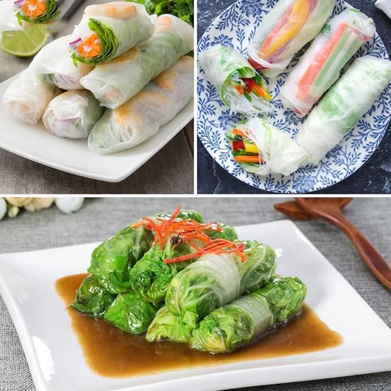Set of 3 Spring Roll Maker Tool Food Grade Plastic Wrapper For Homemade Wrap And Vegetable Meat Rolls Easy Operation