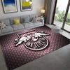 RB Leipzig Logo Carpet Rug for Living Room Bedroom Home Sofa Decoration,Kids Play Non-slip Floor Mat