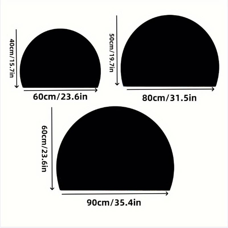 1Pcs Colorful Tree Semi Circle Welcome Doormat Non-Slip for Outdoor Patio Porch Kitchen Bathroom Entryway Floor Mat