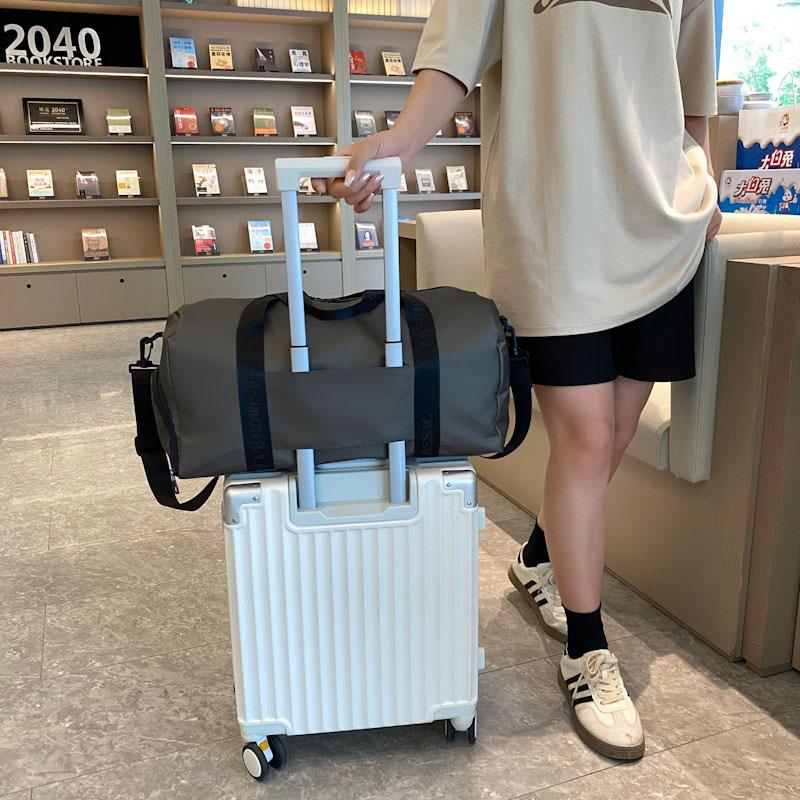 Fitness bag Men's wet and dry separation training Sports bag Luggage bag Short trip bag Women's large-capacity yoga bag