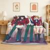 Classroom Of The Elite Anime Throw 240g Flannel Blanket Lightweight Soft Skin-friendly Summer Thin Throw Blanket