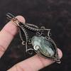 Moss Prehnite Pendant Copper Wire Wrapped Pendant Moss Prehnite Jewelry Gemstone Pendant For Women Copper Wire Wrap Jewelry Handmade Pendant