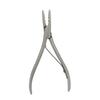 1 PC 7 Inch Silver Stainless Steel Clamp Hair Extension Plier with Two Holes Keratin Hair Extensions Removal Tools