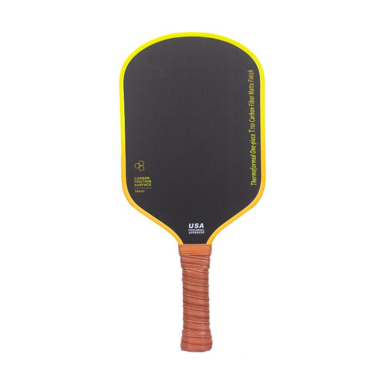 Thermally Pressed T700 Carbon Fiber Pickleball Racket Set Matte Finish 230g 42cm Length 16mm Thickness Professional Equipment