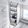 No-Drill Door Hanging Basket Organizer - Multi-Layer Storage Rack for Bathroom