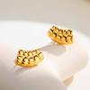 Xiaomi Vnox Dainty Multilayer Stainless Steel Stud Earrings, Women's Geometric New Earrings, Daily Jewelry Party Gifts