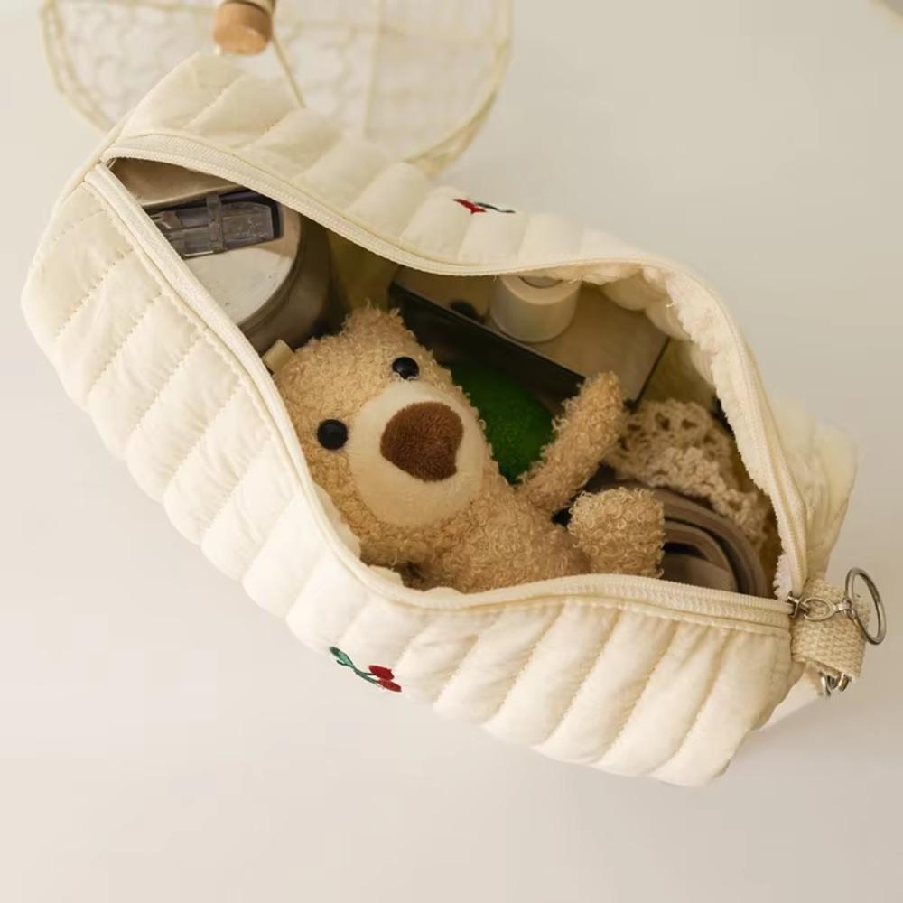 Zipper Stroller Hanging Bag Cute Print Mommy Bag Ins Makeup Bags  Baby