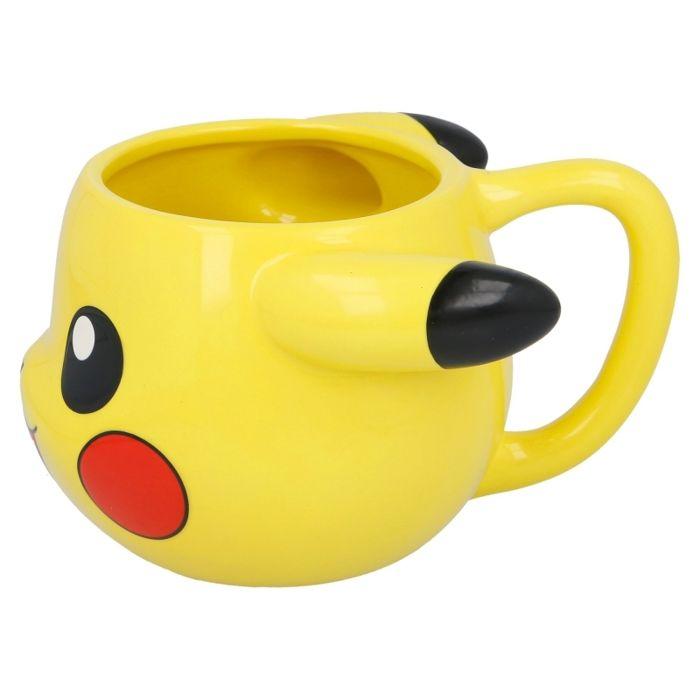 Tasse - pokemon - mug pikachu - 500ml - décor imprimé haute qualité - jaune