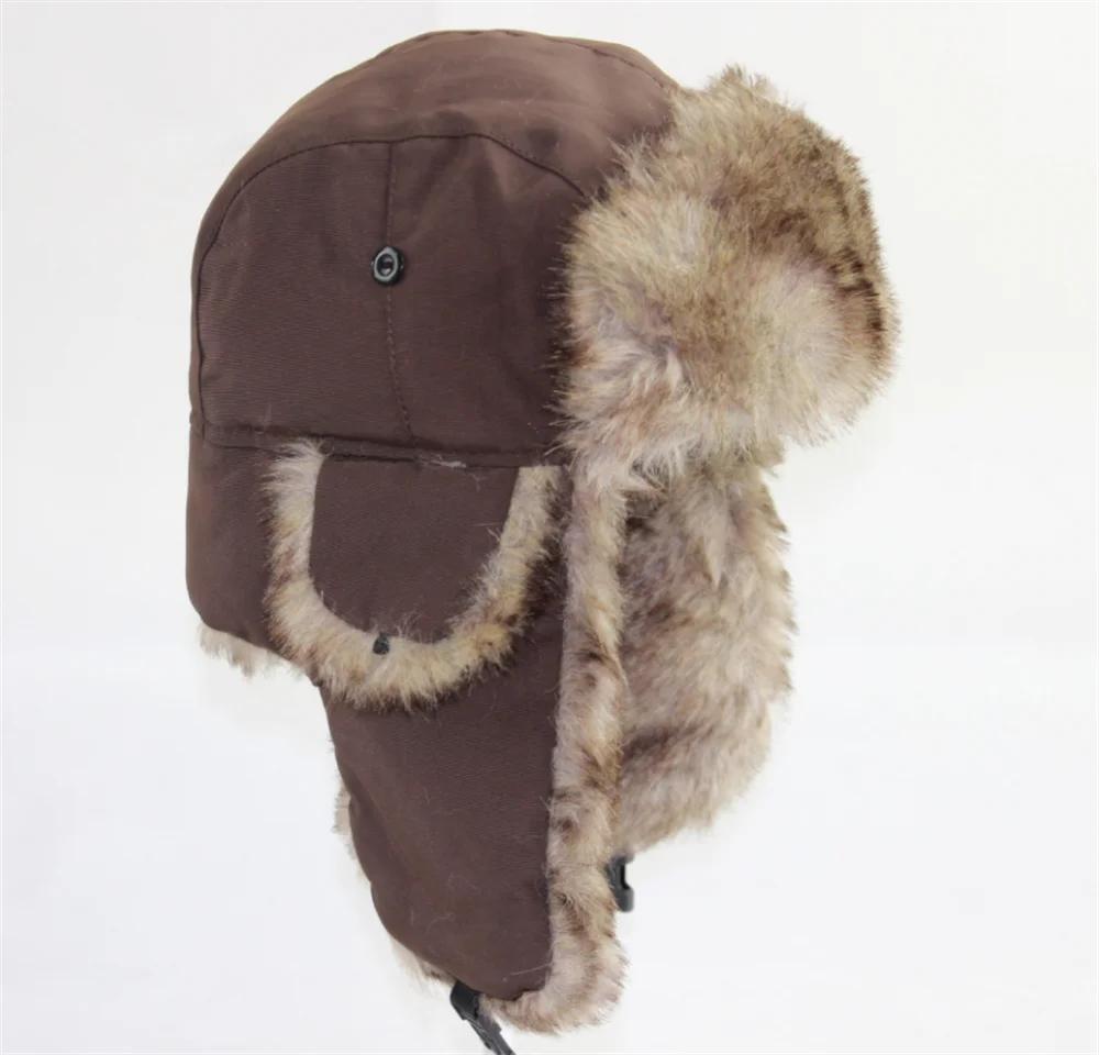 

Connectyle Men s Womens Trooper Trapper Hat Warm Winter Russian Hat Hunting Hat With Earflaps Unisex Ushanka Hunting Skiing Cap кофейный
