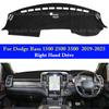 For Dodge Ram 1500 2500 3500 2019-2025 Car Dashboard Pad Sunshade Cover Dashmat Protect Mat Anti-Slip Carpet Interior Accessory