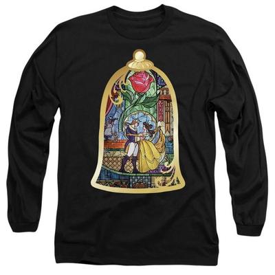 Beauty And The Beast Unisex Adult Stained Glass T-Shirt